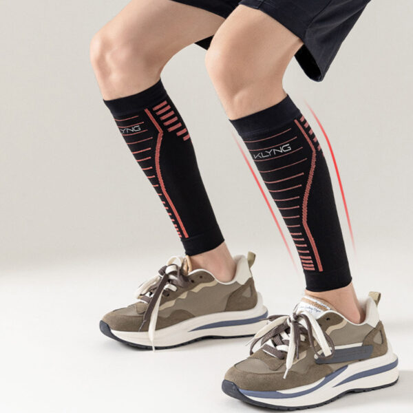 Unisex Pro Pickleball Lines-Up Graduated Compression Calf Sleeves