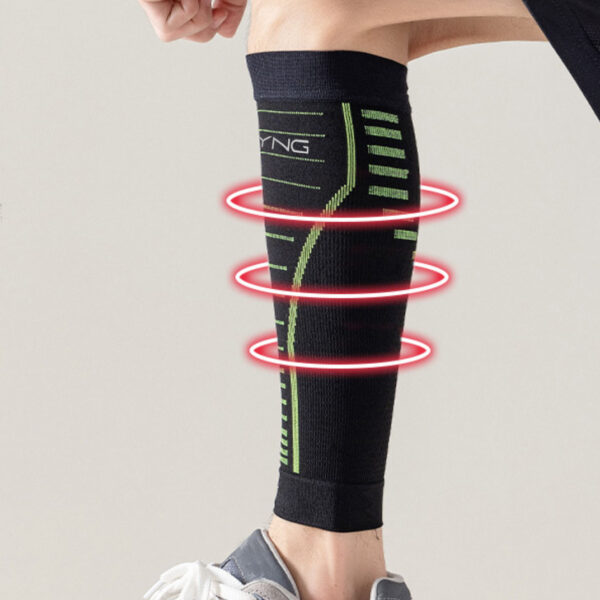 Unisex Pro Pickleball Lines-Up Graduated Compression Calf Sleeves