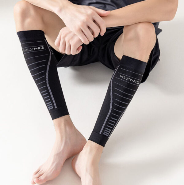 Unisex Pro Pickleball Lines-Up Graduated Compression Calf Sleeves