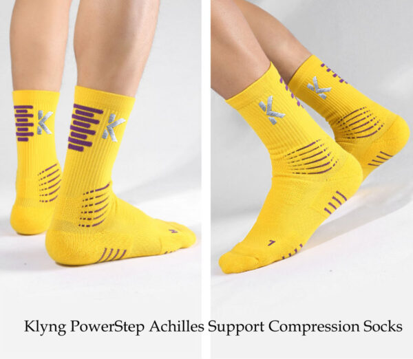 Klyng PowerStep Achilles Support Compression Socks (Unisex)