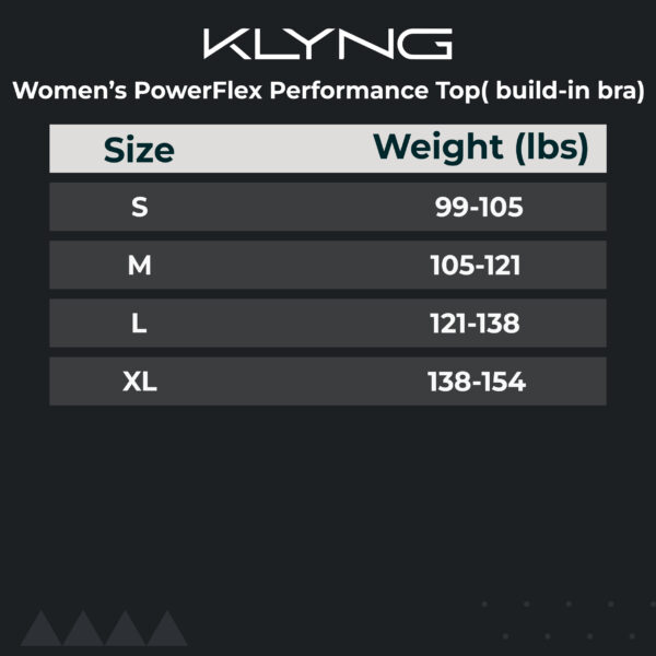 Women's PowerFlex Performance Top (built-in bra)